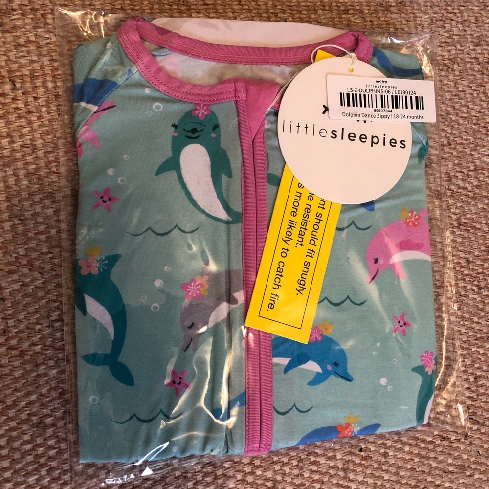 Dolphin Dance Little Sleepies Size 18-24 Months